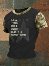 T-shirt Homme D-Day Legend 1944 invasion Normandy Military WW2 Classic
